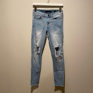SP Black Label Skinny‎ Jeans size 26 low rise distressed Nordstrom